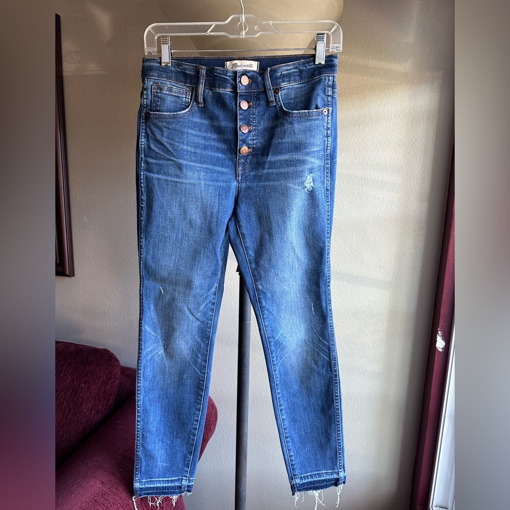 Madewell 10” High Rise Skinny Size 27